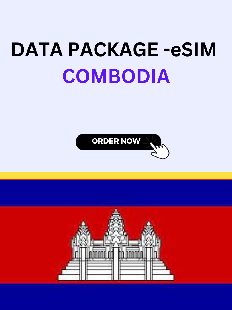 International eSIM for CambodiaData Package Hubbing Pvt Ltd