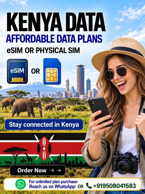 Hubbing Ecom Pvt Ltd | Symbaa  – Global eSIM & Travel SIM|Kenya SIM Card & eSIM for Travelers – Affordable Data Plans