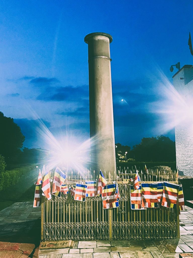 Ashoka Pillar beside Maya Devi Temple