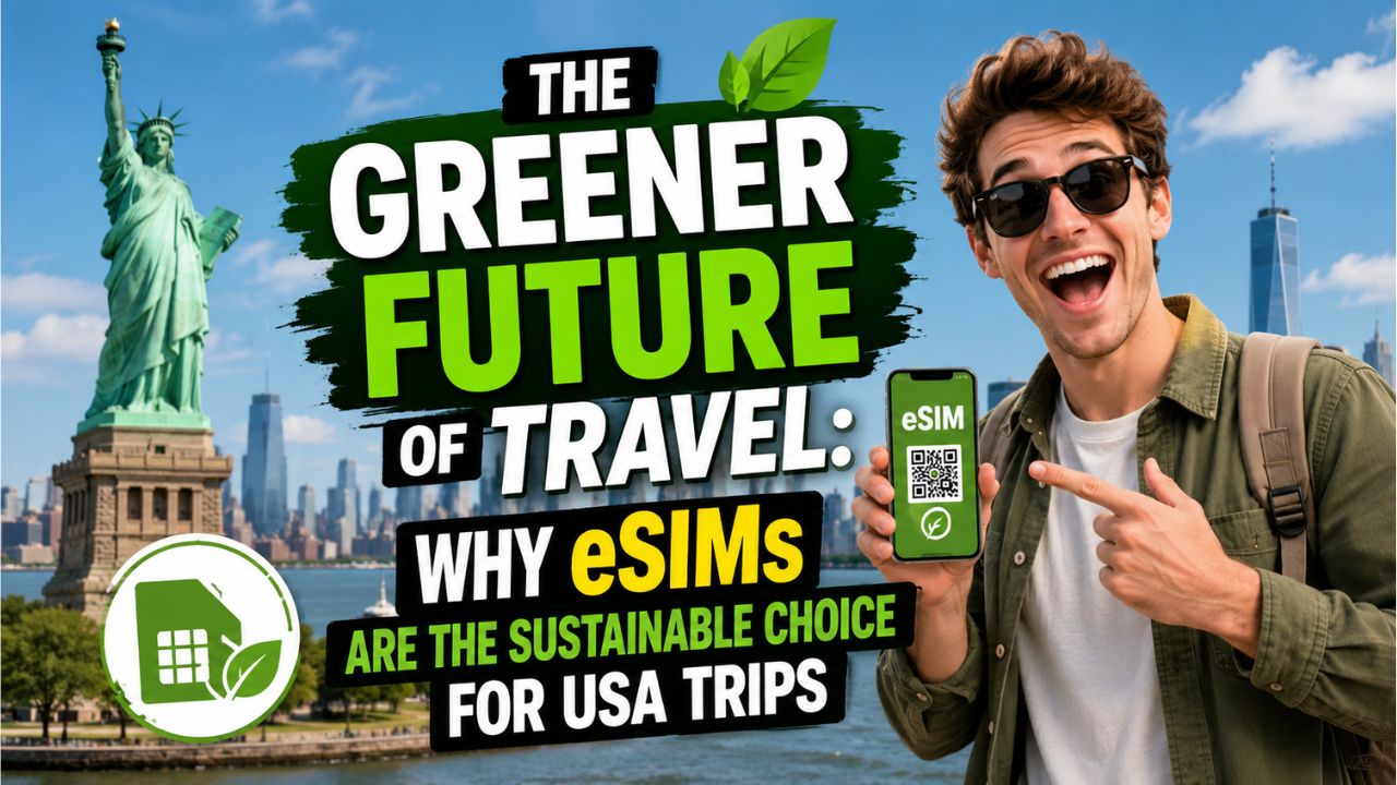 Hubbing Ecom Pvt Ltd | The Greener Future of Travel: Why eSIMs Are the Sustainable Choice for USA Trips 