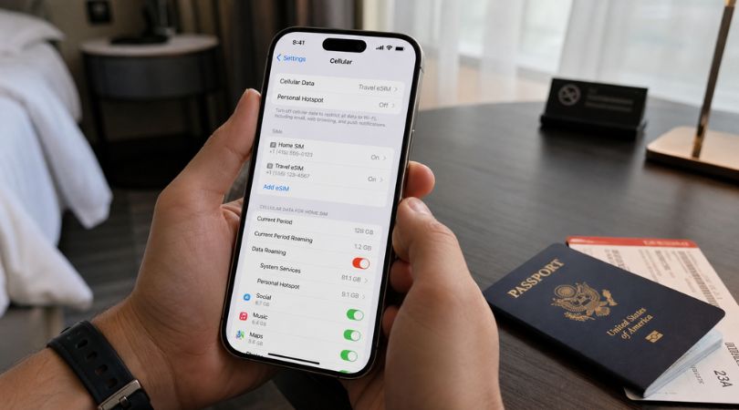 Hubbing Ecom Pvt Ltd | Should Data Roaming Be ON or OFF With a Travel eSIM? (The Answer Is Counterintuitive)