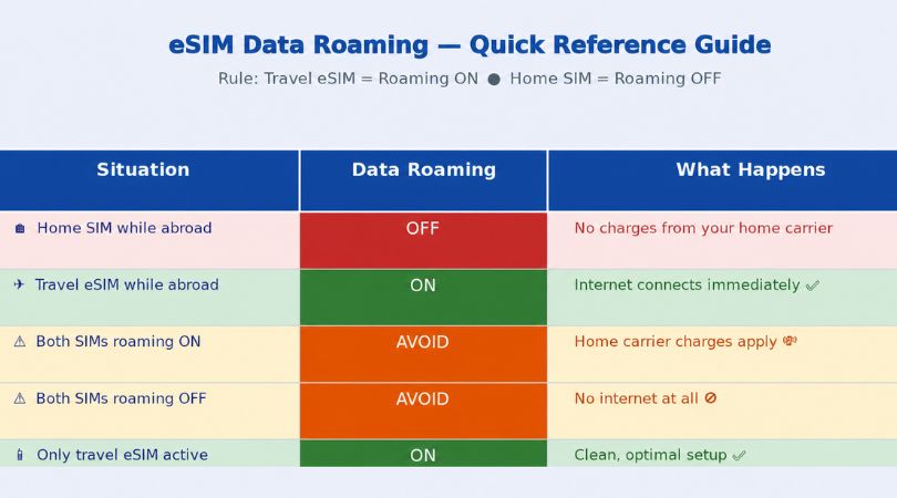 Hubbing Ecom Pvt Ltd | Should Data Roaming Be ON or OFF With a Travel eSIM? (The Answer Is Counterintuitive)