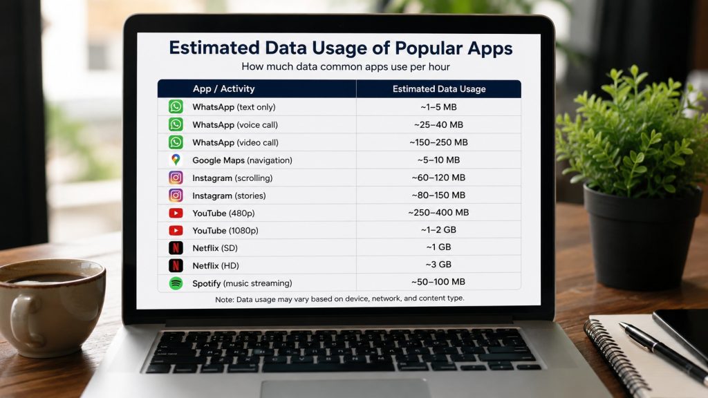 Hubbing Ecom Pvt Ltd | How Much eSIM Data Do I Really Need? A Calculator for Every Type of Traveler