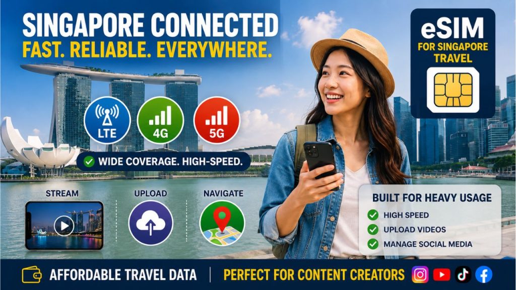 Hubbing Ecom Pvt Ltd | Affordable eSIM for Singapore: Safe High‑Speed Data for International Tourists