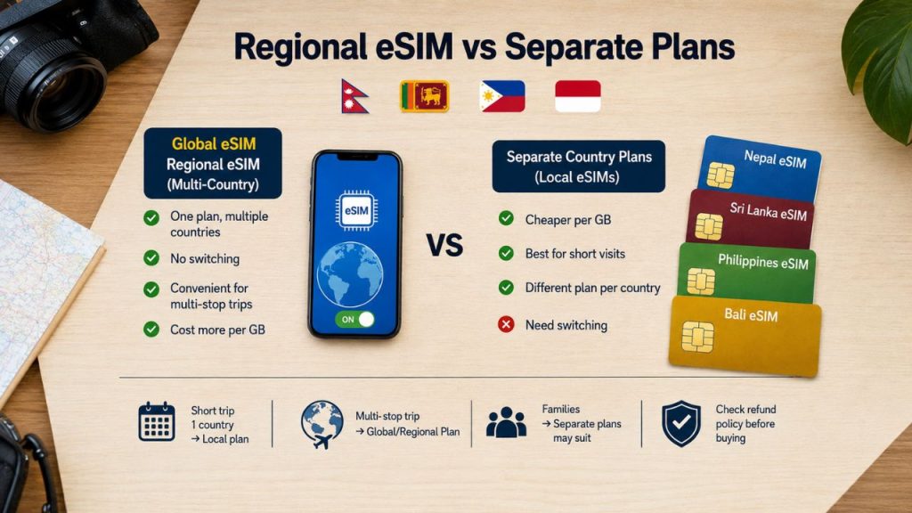 Hubbing Ecom Pvt Ltd | Best eSIM,Physical SIM for Southeast Asia: Nepal, Sri Lanka, Philippines, Bali Compared