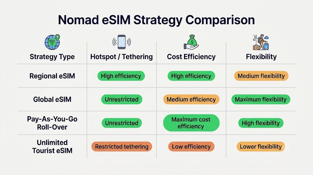 Hubbing Ecom Pvt Ltd | eSIM for Digital Nomads and Remote Workers: The Complete Connectivity Setup in 2026