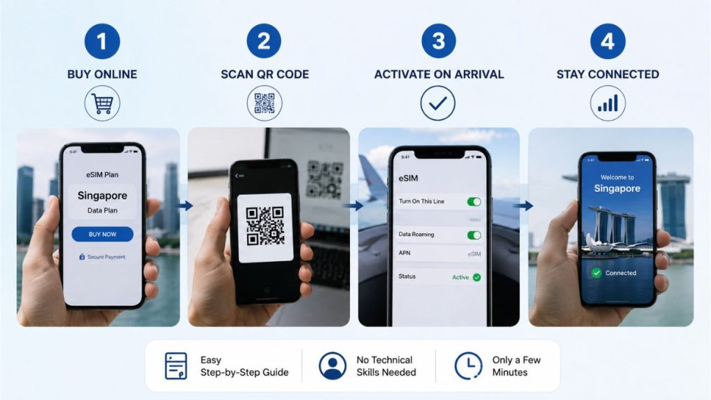 Hubbing Ecom Pvt Ltd | Affordable eSIM for Singapore: Safe High‑Speed Data for International Tourists