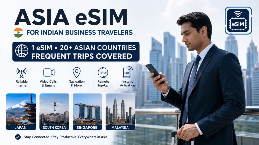 Hubbing Ecom Pvt Ltd | Best Asia eSIM for Indians, NRIs and International Tourists: Travel Across Japan, Thailand, Singapore & More With One Plan