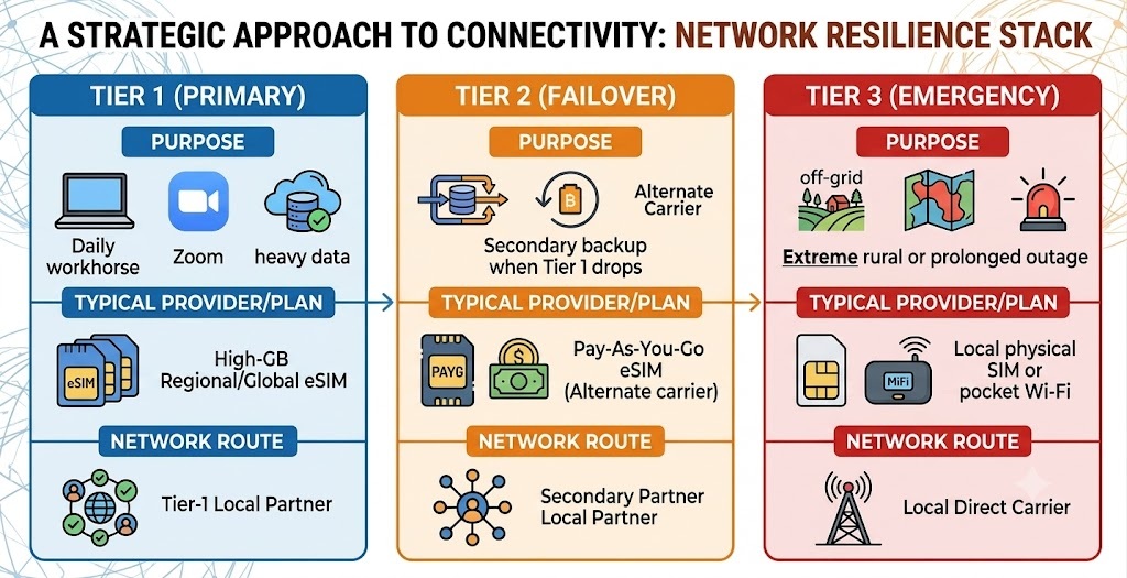 Hubbing Ecom Pvt Ltd | eSIM for Digital Nomads and Remote Workers: The Complete Connectivity Setup in 2026