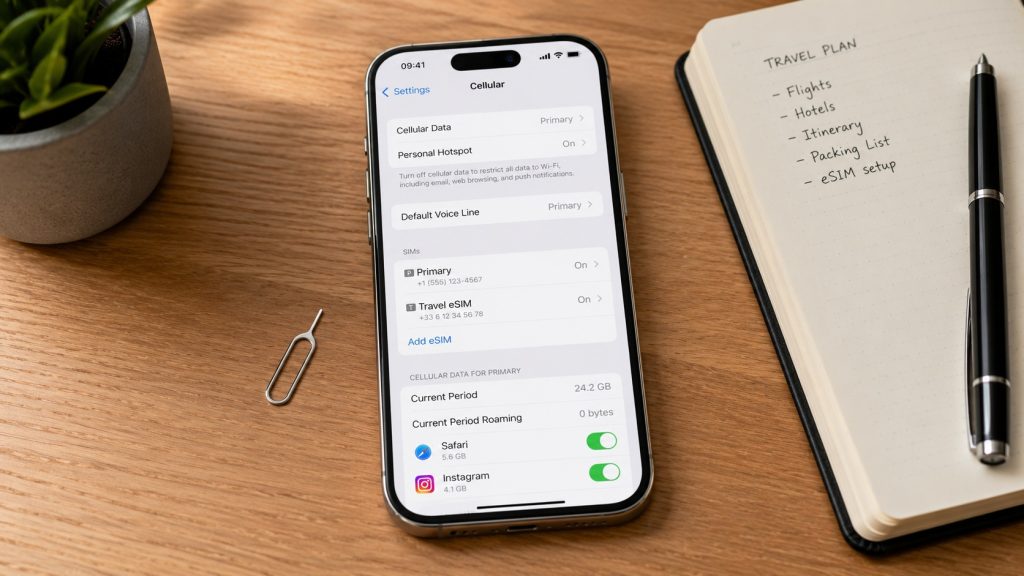 Hubbing Ecom Pvt Ltd | Symbaa  – Global eSIM & Travel SIM | How to Keep Your WhatsApp Number Active While Using a Travel eSIM