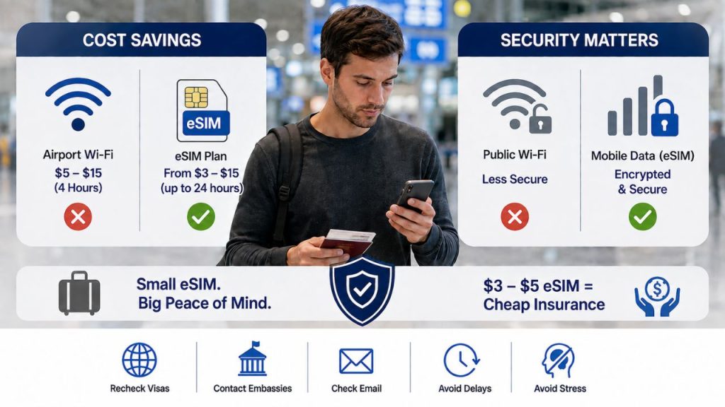 Hubbing Ecom Pvt Ltd | eSIM for Short Layovers and Airport Transit: Do You Really Need Data for 2–6 Hours?