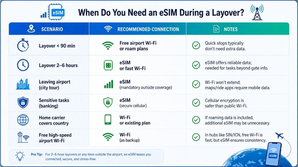 Hubbing Ecom Pvt Ltd | eSIM for Short Layovers and Airport Transit: Do You Really Need Data for 2–6 Hours?