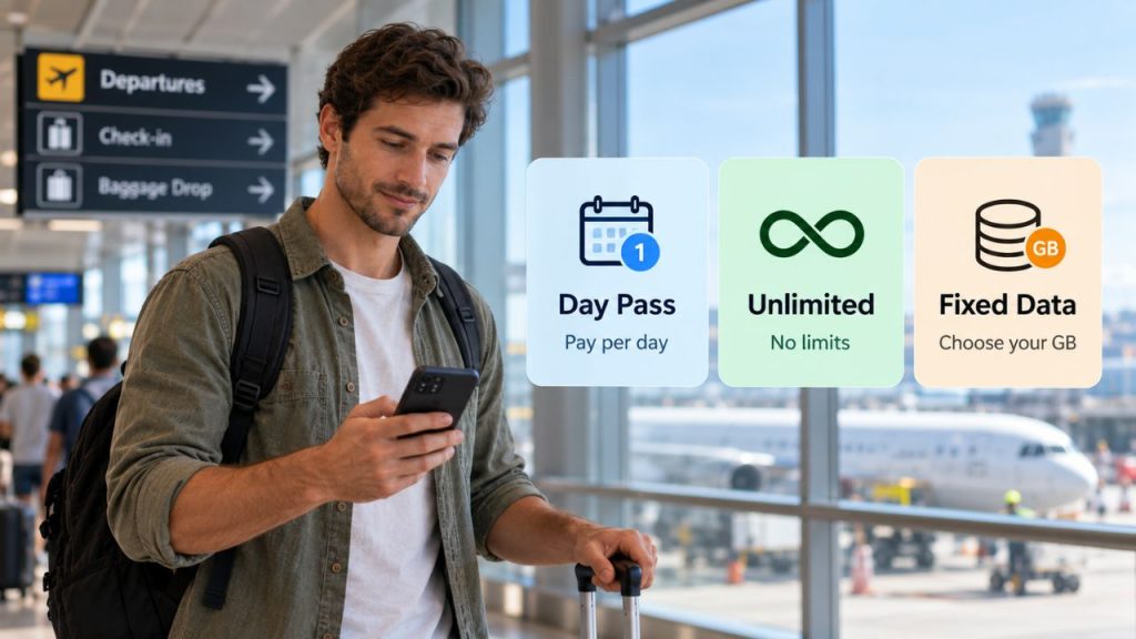 Hubbing Ecom Pvt Ltd | Symbaa  – Global eSIM & Travel SIM | Day Pass, Unlimited or Fixed Data eSIM: Which Plan Is Best for Your Trip?
