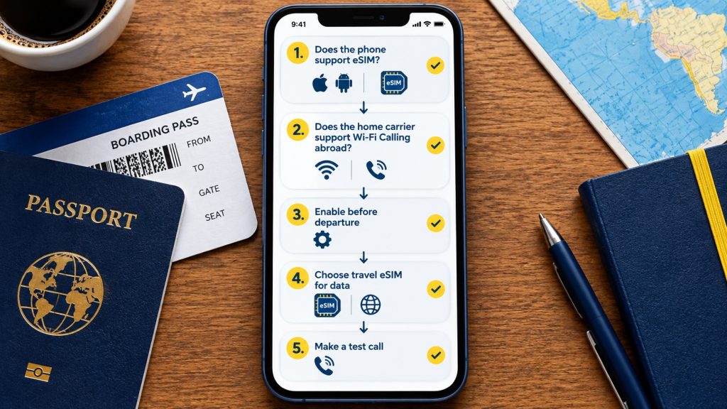 Hubbing Ecom Pvt Ltd | Symbaa  – Global eSIM & Travel SIM | Does Travel eSIM Support Wi-Fi Calling? How to Check Your Phone