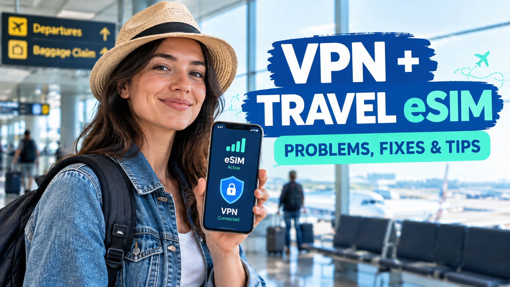 Hubbing Ecom Pvt Ltd | Symbaa  – Global eSIM & Travel SIM | Does a VPN Work with Travel eSIM? Common Problems, Fixes & Tips