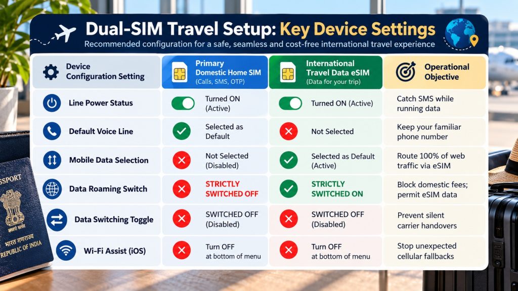 Hubbing Ecom Pvt Ltd | Symbaa  – Global eSIM & Travel SIM | How to Turn Off 'Allow Mobile Data Switching' to Stop Surprise Carrier Roaming Bills