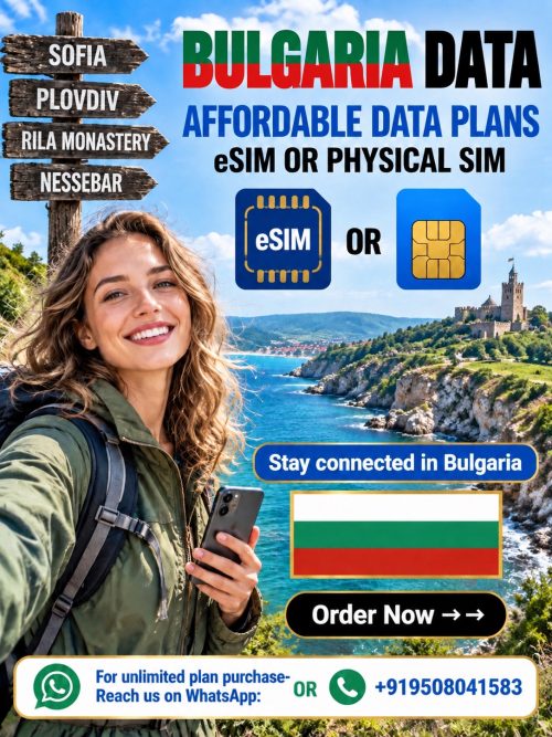 Hubbing Ecom Pvt Ltd | Symbaa  – Global eSIM & Travel SIM|Bulgaria Data eSIM & Physical Data SIM Card for Travel | Manage Data with Symbaa