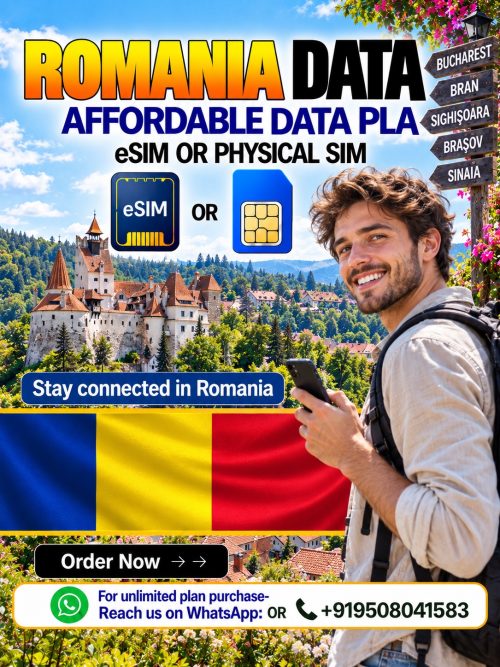 Hubbing Ecom Pvt Ltd | Symbaa  – Global eSIM & Travel SIM|Romania Data eSIM & Romania Physical Data SIM Card| Manage Data with Symbaa