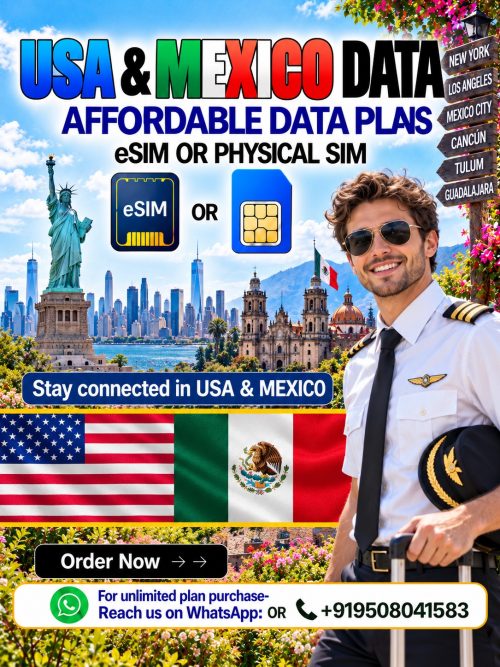 Hubbing Ecom Pvt Ltd | Symbaa  – Global eSIM & Travel SIM|USA and Mexico Data eSIM & Physical Data SIM Card – Symbaa
